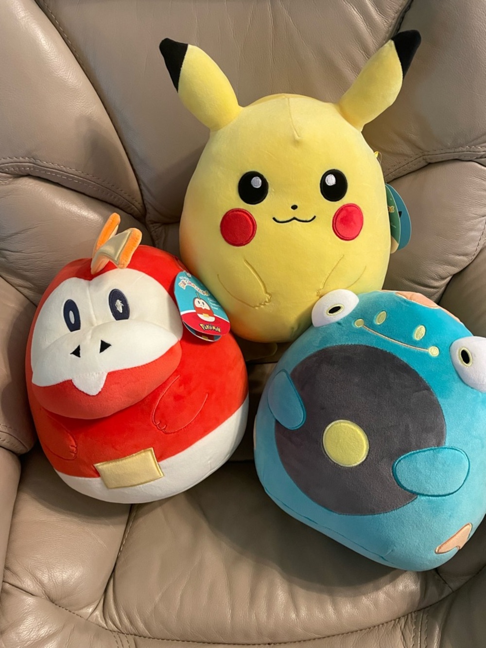 Sets of Squishmallow Pokemon and friends